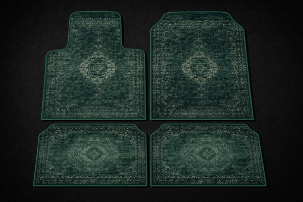 Tapis de voiture OLIVE — Vert oriental sophistiqué | Universel