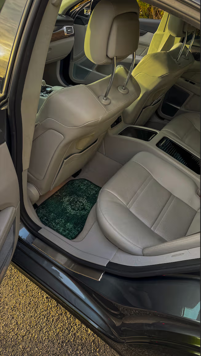 Tapis de voiture OLIVE — Vert oriental sophistiqué | Universel