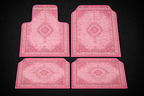 Tapis de voiture LASKA — Style oriental rose poudré | Universel